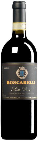 Вино Poderi Boscareli. Сото Каза Нобіле ді Монтепульчано Різерва 2015 чер 0,75л 14%